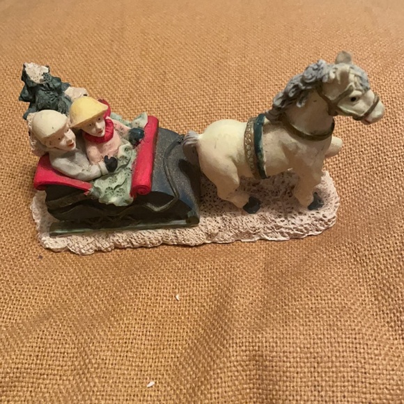 One Horse Open Sleigh Model Decoration, collectible piece or decoration - Picture 7 of 10